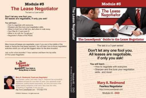Module 3 The Lease Negotiator