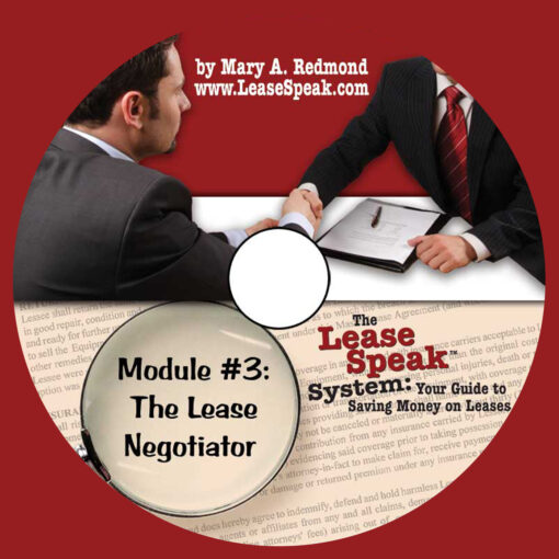 Module #3 The Lease Negotiator